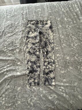 Lululemon Wunder Under Leggings 25 Inch Diamond Dye Luxtreme Fabric size 8